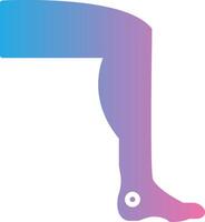 Leg Mobile App Illustration vector
