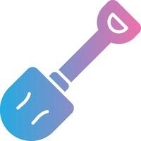 Shovel Gradient Color Form vector