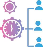 Stakeholder Thin Graphic Shape vector