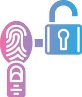 Unlocking Geometric Style Badge vector