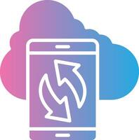 Data Synchronization User-Friendly Drawing vector