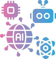Global Technology Pixel Grid Artwork vector