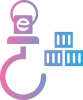 Hook Iconic Line Form vector