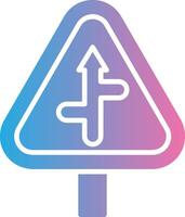 Intersection Color Block Badge vector