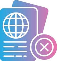 Passport Control Creative Sketch Element vector
