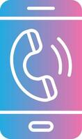 Phone Call Muted Tone Element vector