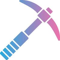 Pickaxe Color Stroke Symbol vector