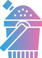 Sand Bucket Color Enhanced Graphic vector
