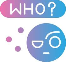 Who Color Stroke Symbol vector