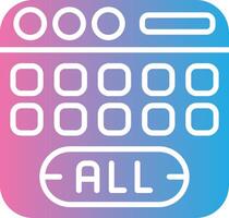 All Sharp Line Mark vector