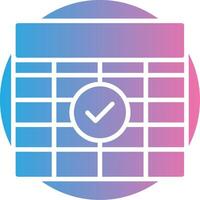 Check Sharp Line Mark vector