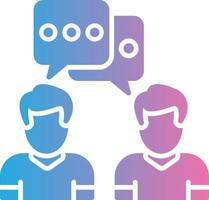 Discussion Cool Tone Form vector