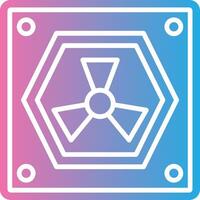 Radiation Compact Web Symbol vector
