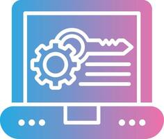 Access Control List Color Stroke Symbol vector
