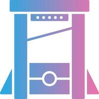 Guillotine 3D Interface Shape vector