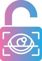 Padlock Minimal Graphic Visual vector