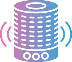 Smart Speaker Clean UI Concept vector