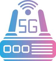 5g Futuristic App Badge vector