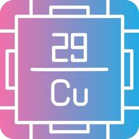 Copper Gradient Style Element vector