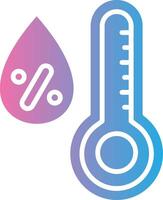 Humidity Shadowed Flat Design vector