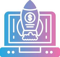 Rocket Creative Grid Symbol vector