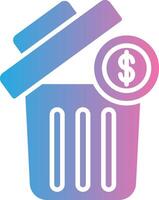 Trash Isometric Web Illustration vector