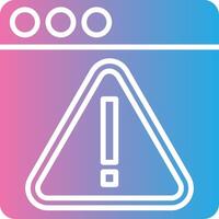 Web Outlined Frame Object vector