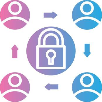 conexión agudo borde visual vector