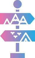 Direction Monochrome Line Graphic vector