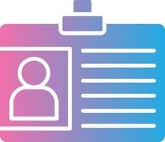 Id Card Compact Web Symbol vector