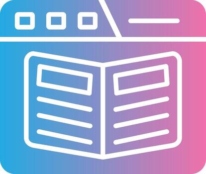 Learning Color Block Badge vector