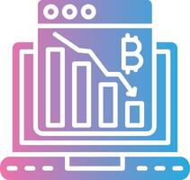 Bitcoin Futuristic App Badge vector