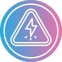 High Voltage Minimal UI Element vector