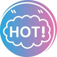 Hot UI Badge vector