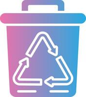 Trash Bin Interactive UI Design vector