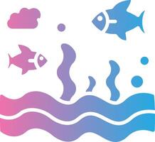Fish Pixel Grid Artwork vector