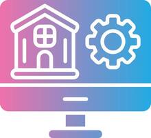 Monitor Sharp Edge Visual vector