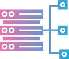 Server Interactive UI Design vector
