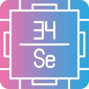 selenio codificado ui símbolo vector