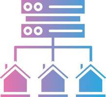 Database Modern Tech Object vector