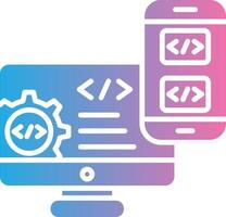 App Development Sharp Edge Visual vector