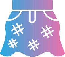 Female Skirt Interactive Symbol vector
