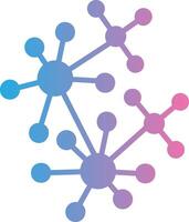 Molecule Digital Tech Element vector