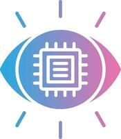 Machine Vision Minimal UI Element vector