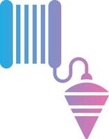 Plumb Bob Neon UI Symbol vector