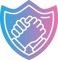 Shield Subtle UI Graphic vector