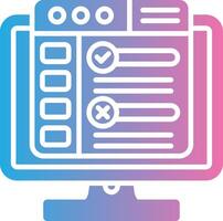 Testing Outlined Line Artwork vector