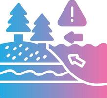 Water Flow Futuristic UI Mark vector