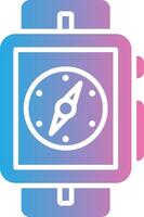 Compass Neon UI Symbol vector