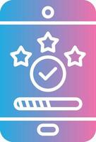 Completed Task Minimal Design Badge vector